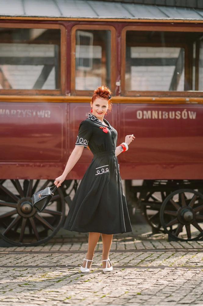 Rock N Romance - Loopy-Lou Black Dress