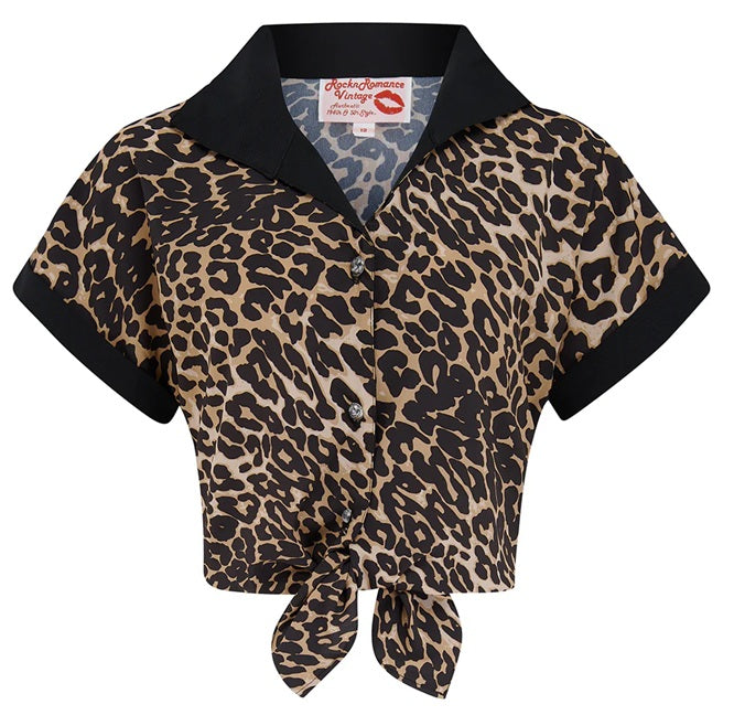 Rock N Romance - Maria Leopard Blouse
