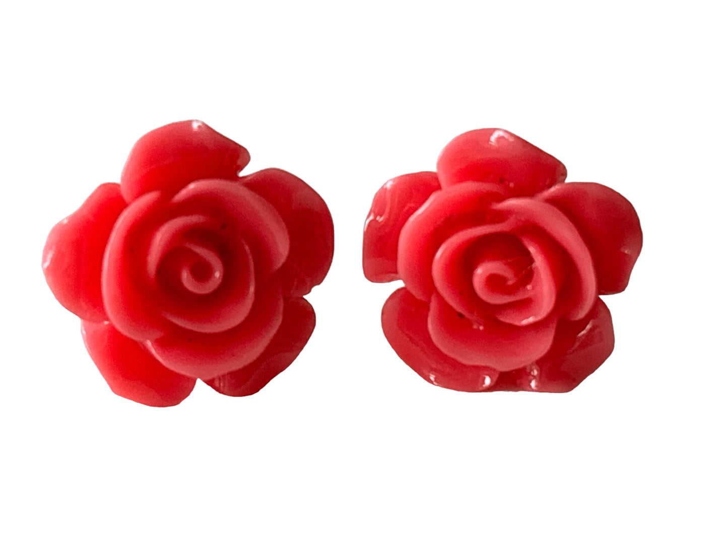 Små ros örhängen, rosa