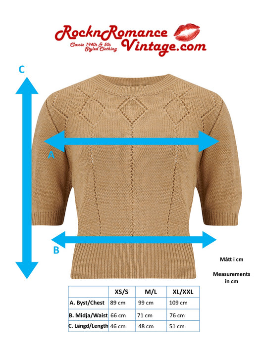 Rock N Romance - Frances Cherry Red Pullover Sweater